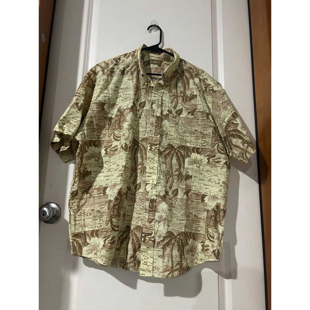 Natural Issue XXL Hawaiian Shirt Island Tropical Button Up Short Sleeve